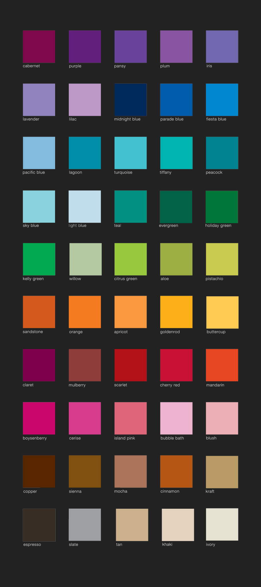 color palette